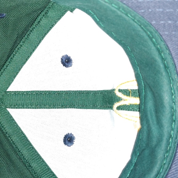 Vintage McDonalds Employee Snapback Hat Cap - Picture 9 of 10